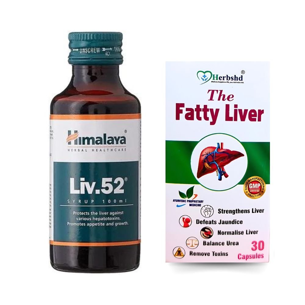 Himalaya Liv.52 Syrup & the fatty liver capsule - HEALTH AIM PHARMACY