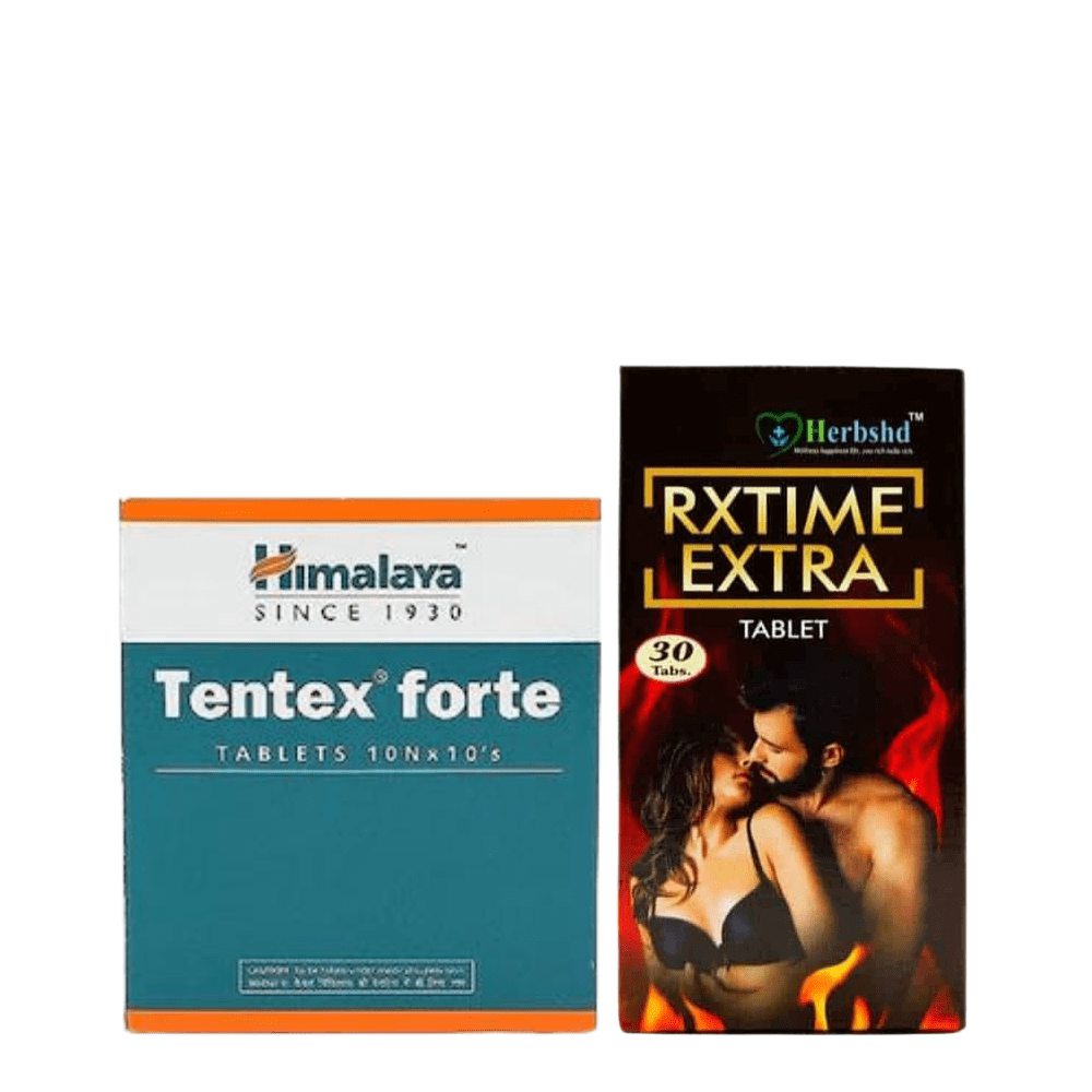 Himalaya Tentex Forte 10 Tablets And Rxtime Extra 30 Tablets (Combo Pack) - HEALTH AIM PHARMACY