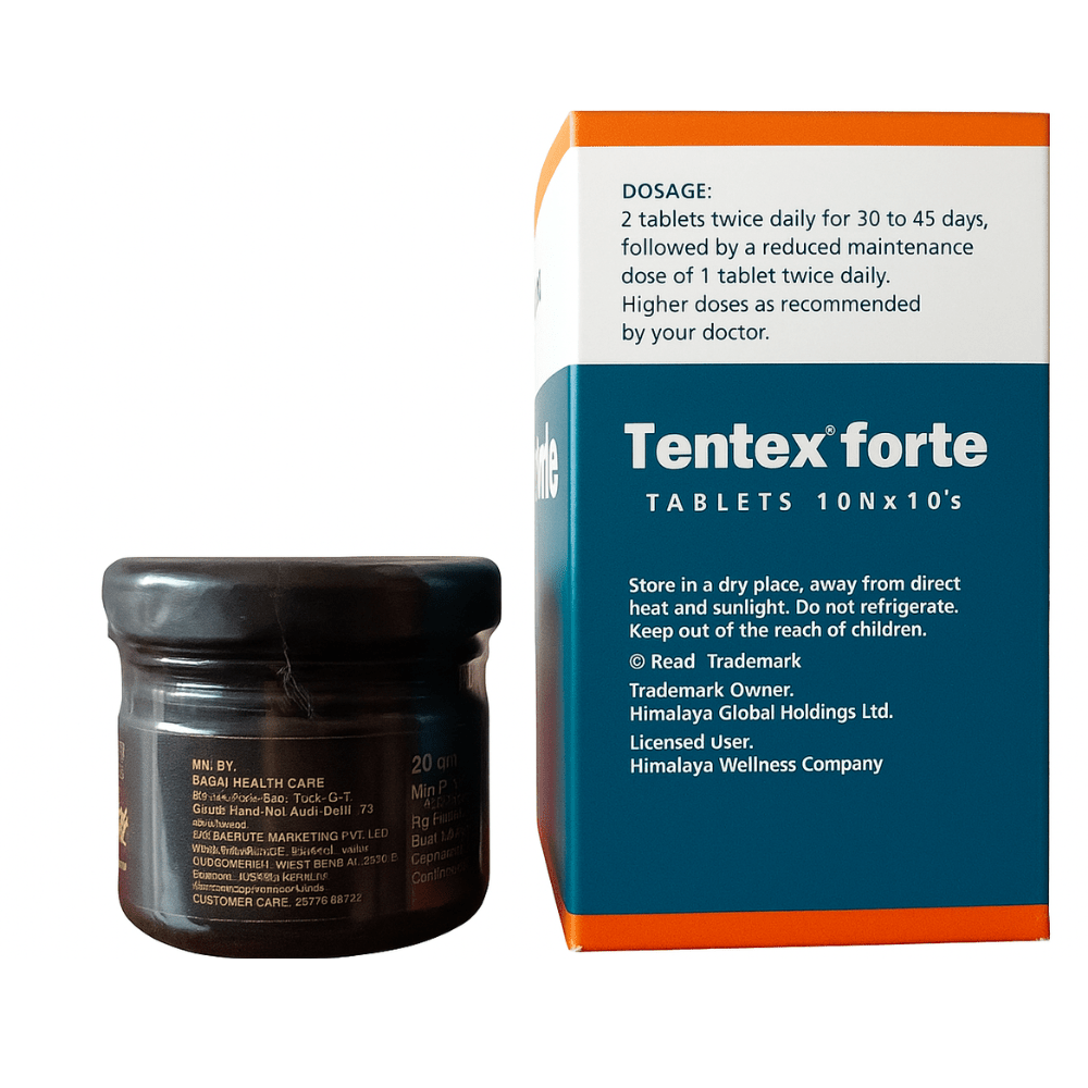 Himalaya Tentex Forte & HERBSHD Shilajit Resin - HEALTH AIM PHARMACY