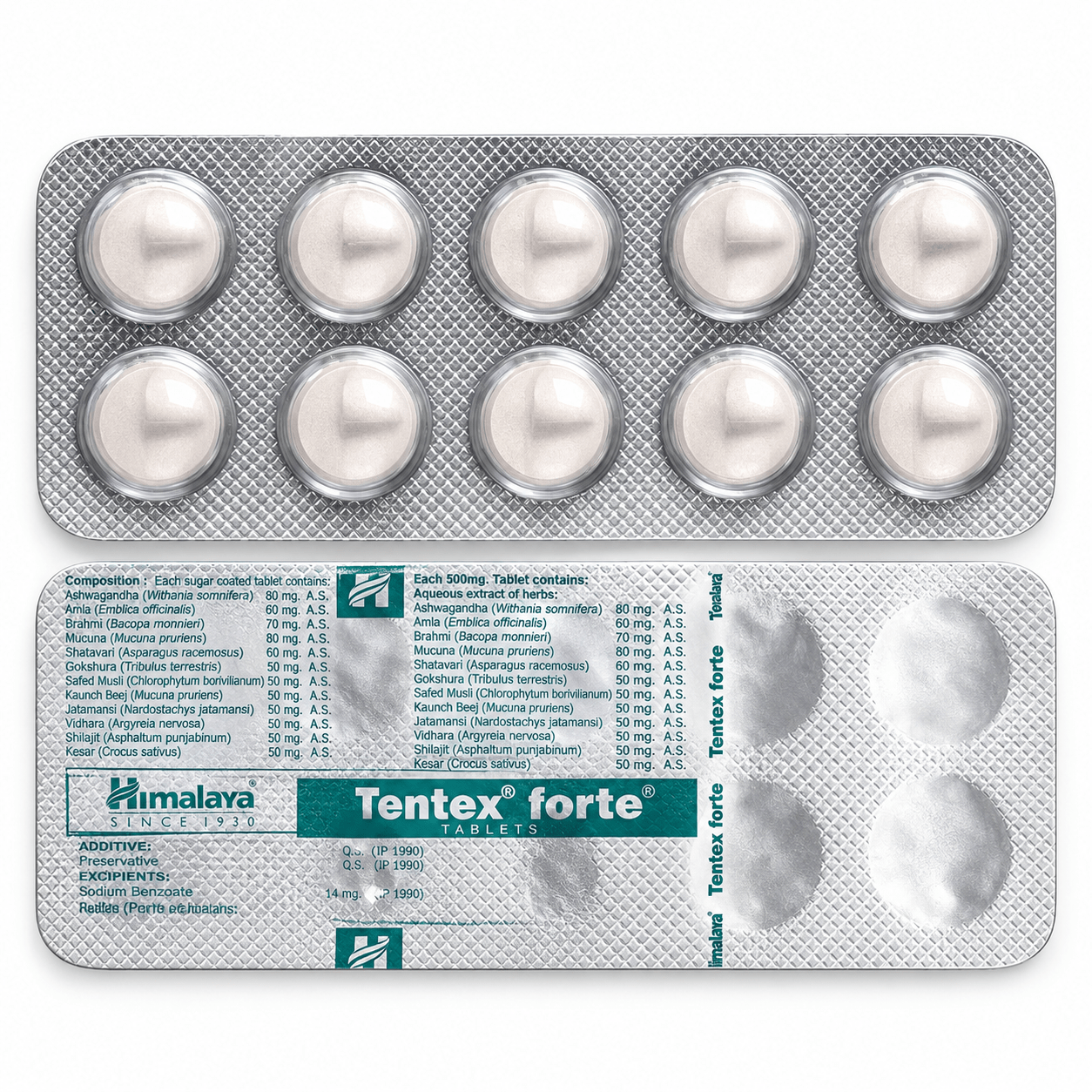 Himalaya Tentex Forte Tablet & Rxtime Extra Tablet | Combo Pack - HEALTH AIM PHARMACY