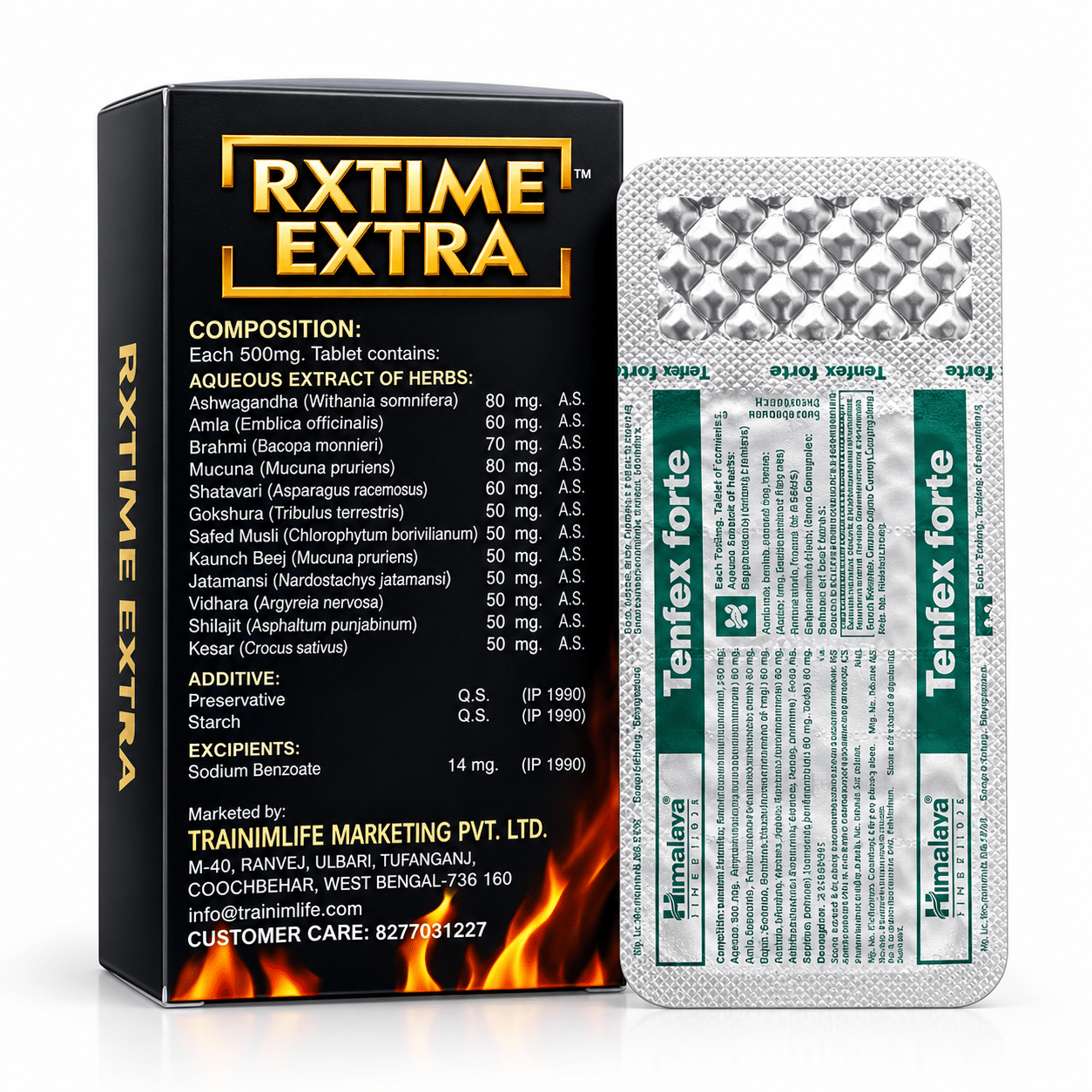 Himalaya Tentex Forte Tablet & Rxtime Extra Tablet | Combo Pack - HEALTH AIM PHARMACY