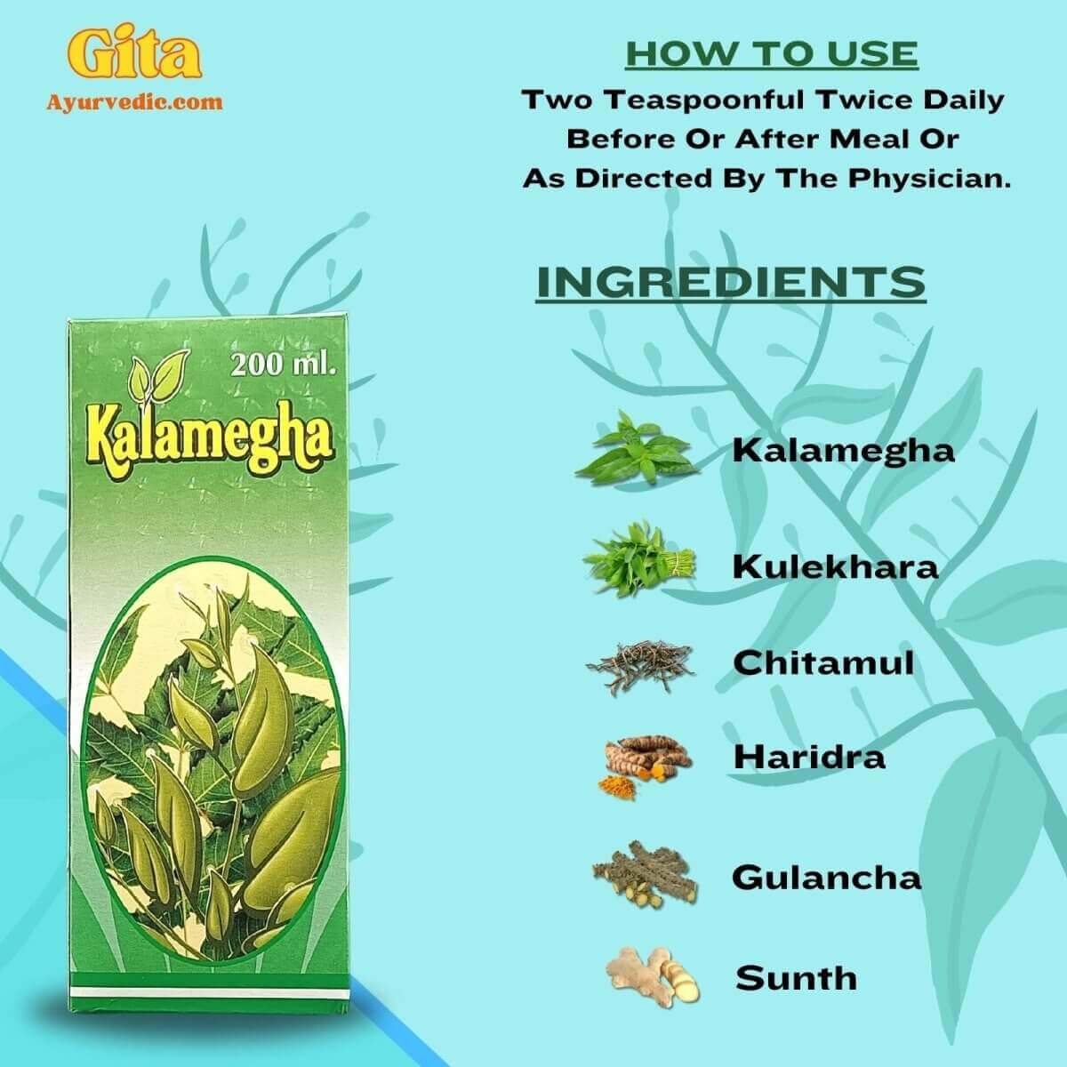 kalamegha syrup 200 ml (pack of 4) - HEALTH AIM PHARMACY