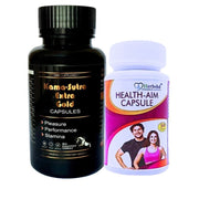 Kama - Sutra Extra Gold Capsules &amp; Health Aim Capsule combo for Increase Strength - HEALTH AIM PHARMACY
