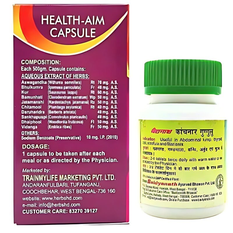 Kanchnar Guggulu Tablet & Health Aim Capsule - HEALTH AIM PHARMACY