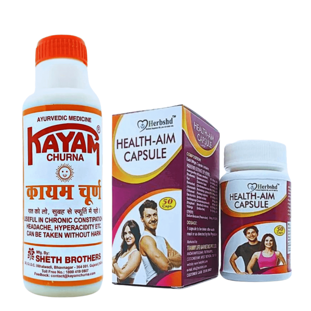 Kayam Churna And Health Aim Capsule (combo pack) - HEALTH AIM PHARMACY