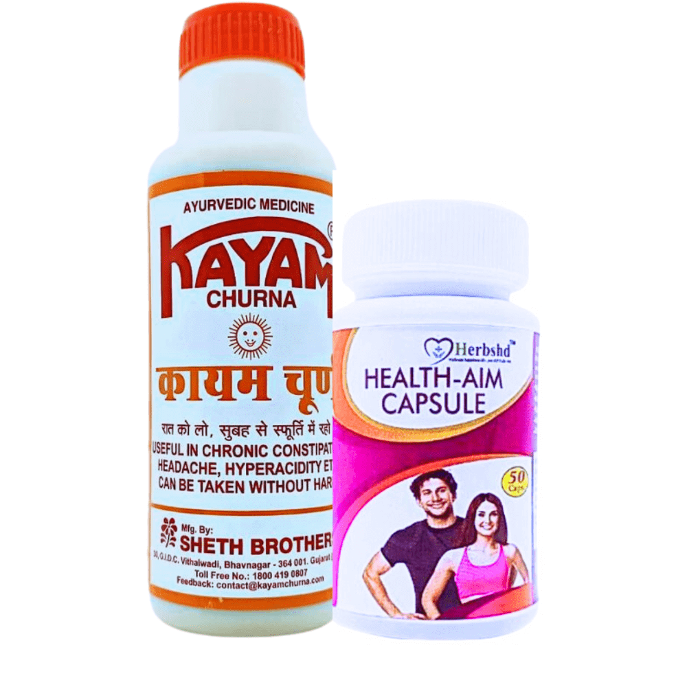 Kayam Churna And Health Aim Capsule (combo pack) - HEALTH AIM PHARMACY