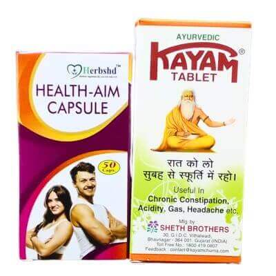 Kayam Tablets and Health AIM Capsule(Combo pack) - HEALTH AIM PHARMACY