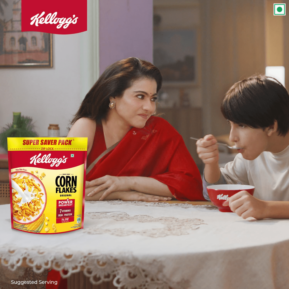 Kellogg's Corn Flakes Original | 900gm + Extra 10% - HEALTH AIM PHARMACY