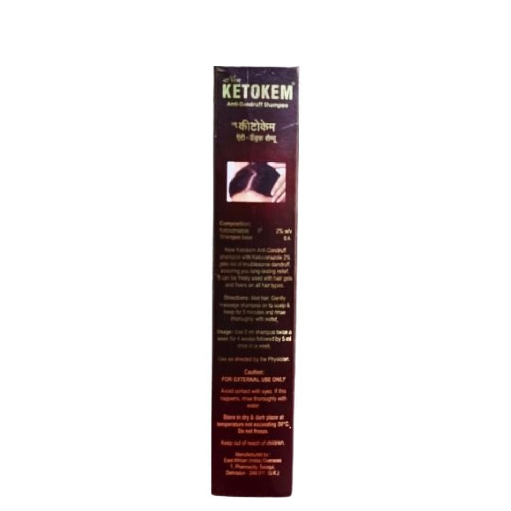 Ketokem Anti - Dandruff Shampoo 110ml. (pack of 2) - HEALTH AIM PHARMACY