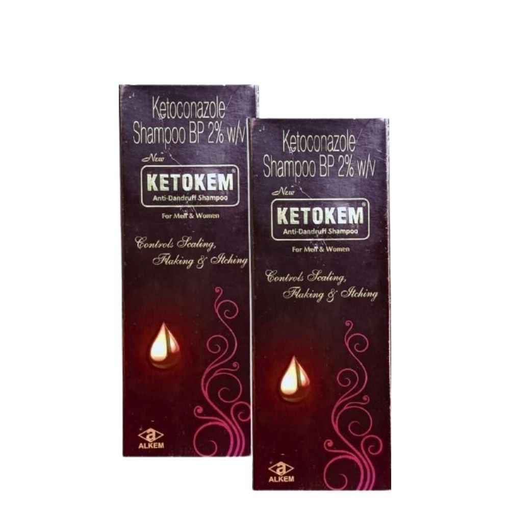 Ketokem Anti - Dandruff Shampoo 110ml. (pack of 2) - HEALTH AIM PHARMACY