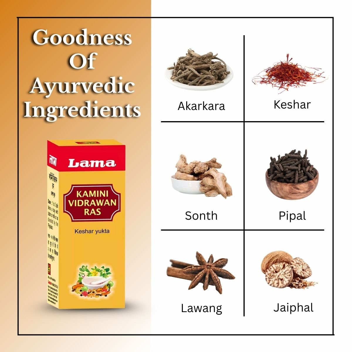 Lama Kamini Vidrawan Ras 10g (Keshar Yukta) - HEALTH AIM PHARMACY