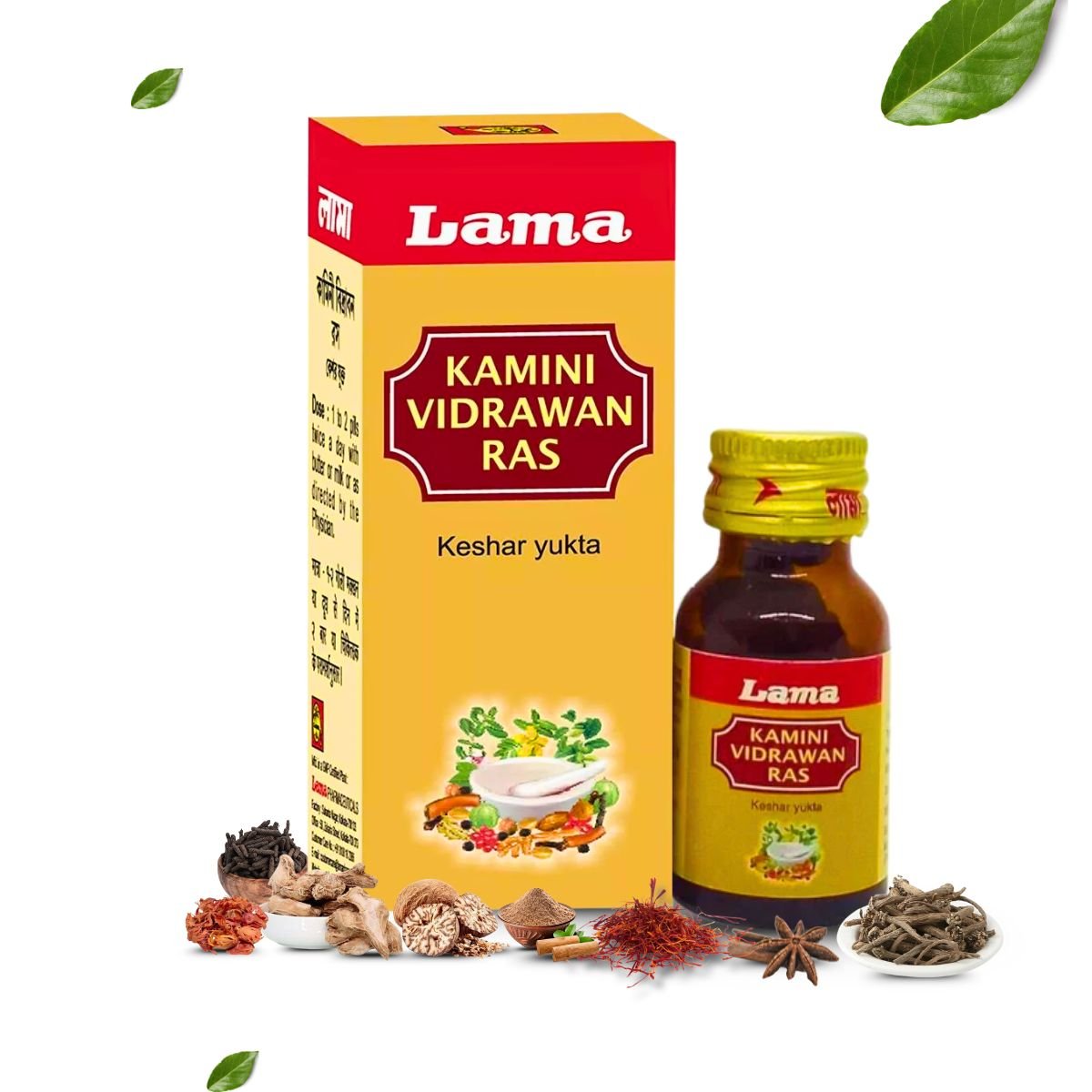 Lama Kamini Vidrawan Ras 10g (Keshar Yukta) - HEALTH AIM PHARMACY