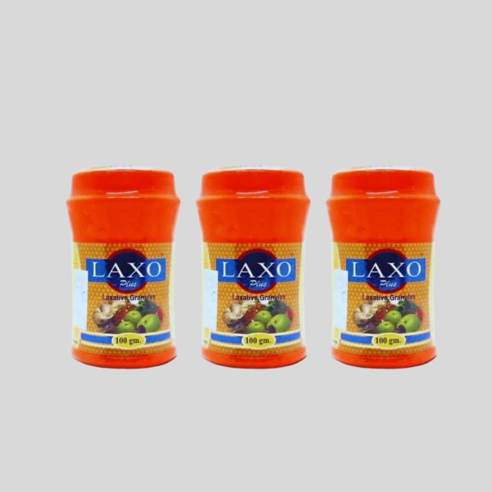 LAXO Plus Laxative Granules (pack of 3) - HEALTH AIM PHARMACY