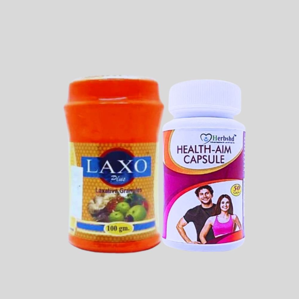 Laxo Plus Powder And Health Aim Capsule combo - HEALTH AIM PHARMACY