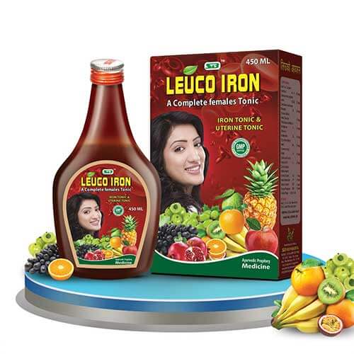 LEUCO IRON 450 ML SYRUP - HEALTH AIM PHARMACY
