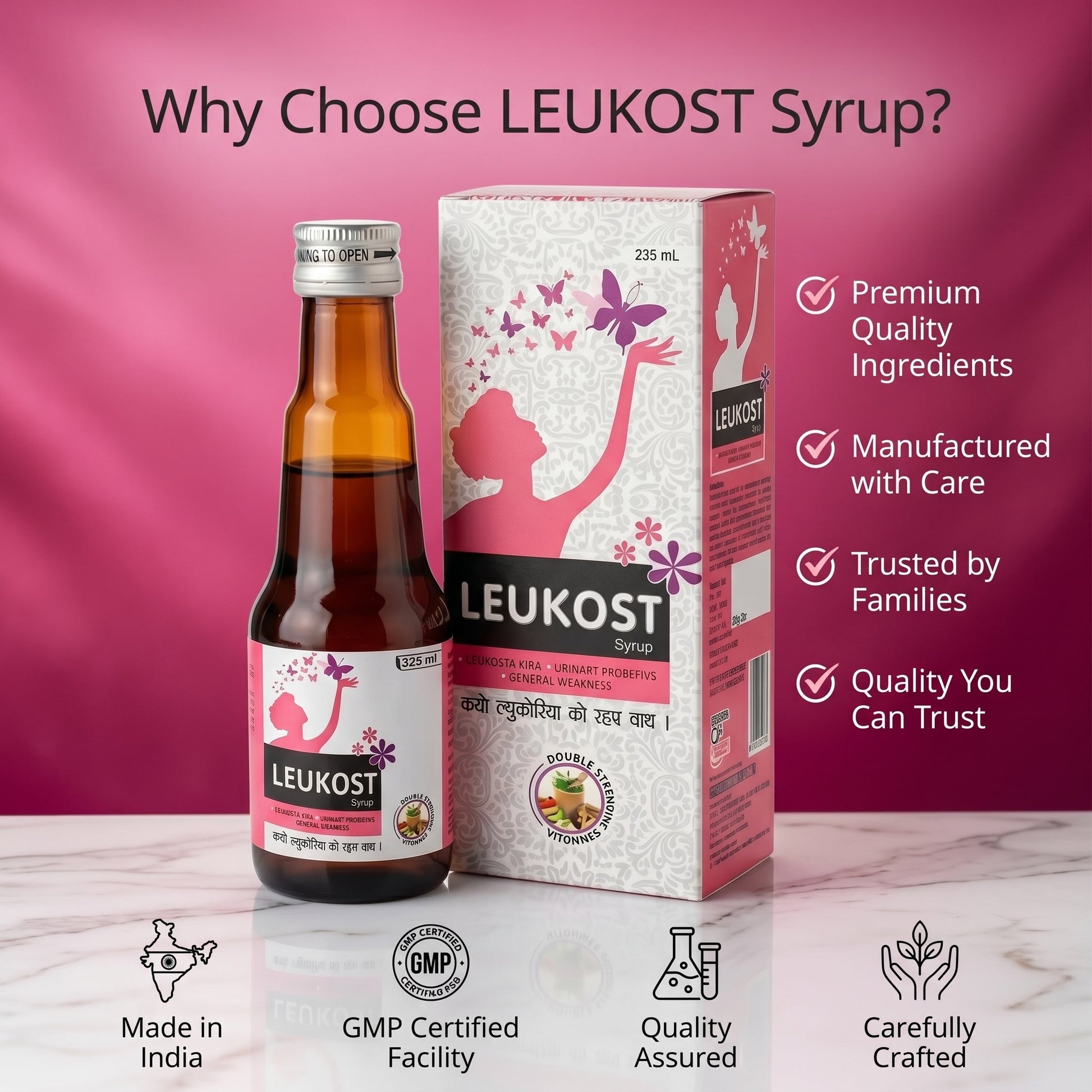 Leukost Syrup 225 ml (Pack of 3) - HEALTH AIM PHARMACY