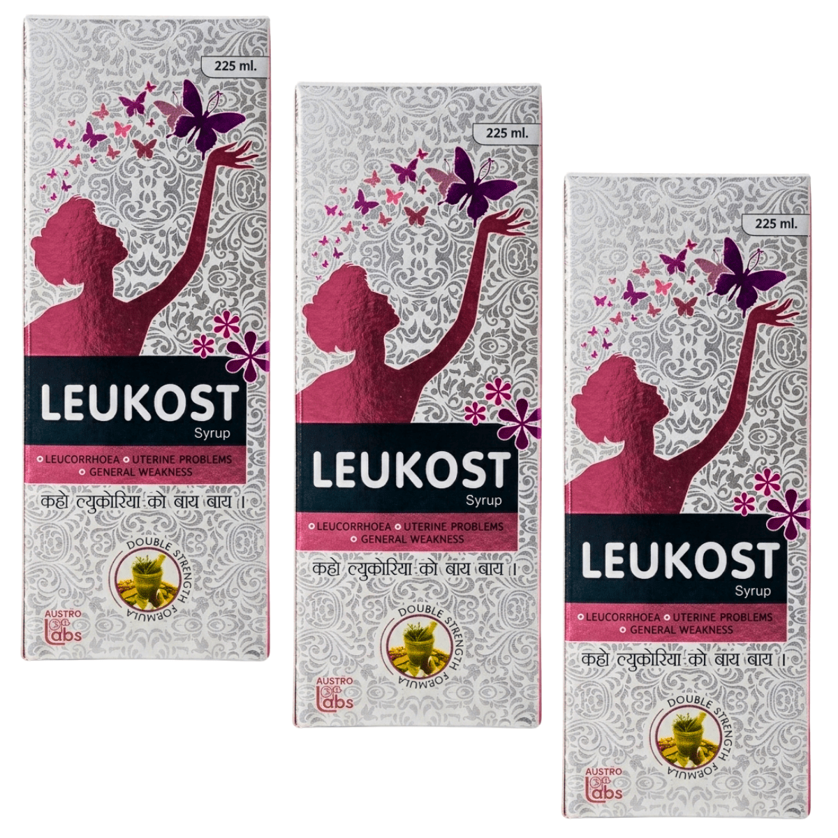Leukost Syrup 225 ml (Pack of 3) - HEALTH AIM PHARMACY