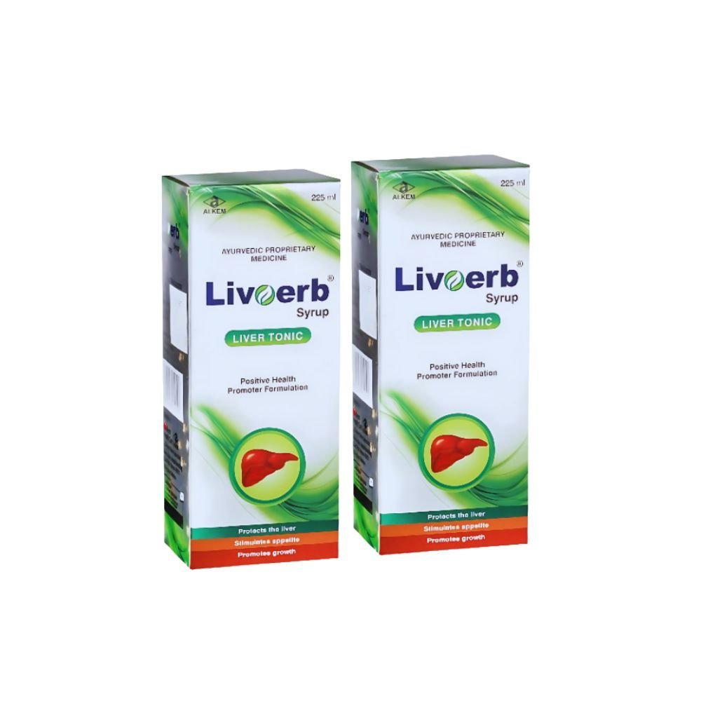 Livoerb syrup 225 ml. ( Pack of 3) - HEALTH AIM PHARMACY