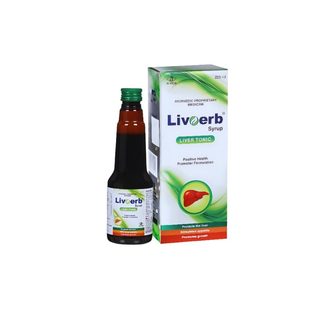 Livoerb syrup 225 ml. ( Pack of 3) - HEALTH AIM PHARMACY