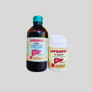 Livospin Syrup & Tablet for fatty Liver combo - HEALTH AIM PHARMACY