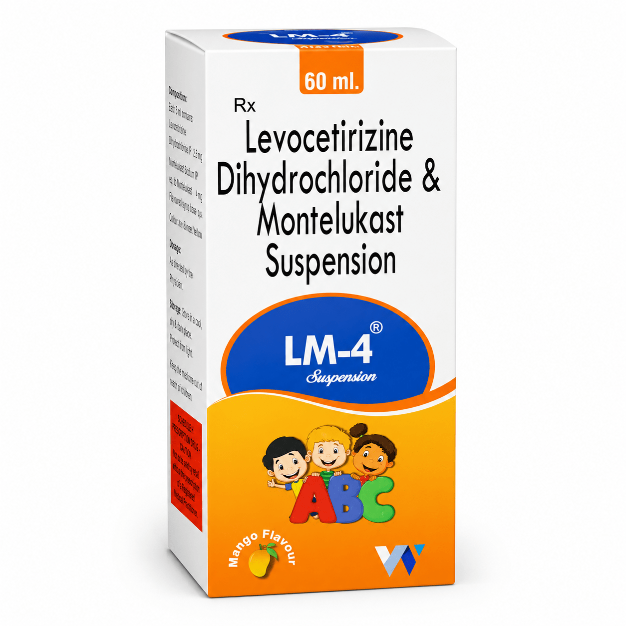 LM-4 Mango Flavour Suspension 60 ml - HEALTH AIM PHARMACY