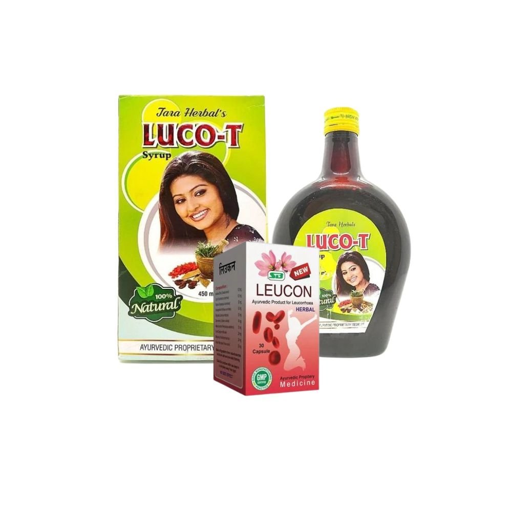 LUCO - T SYRUP 450ML & LEUCON 50 CAPSULE - HEALTH AIM PHARMACY