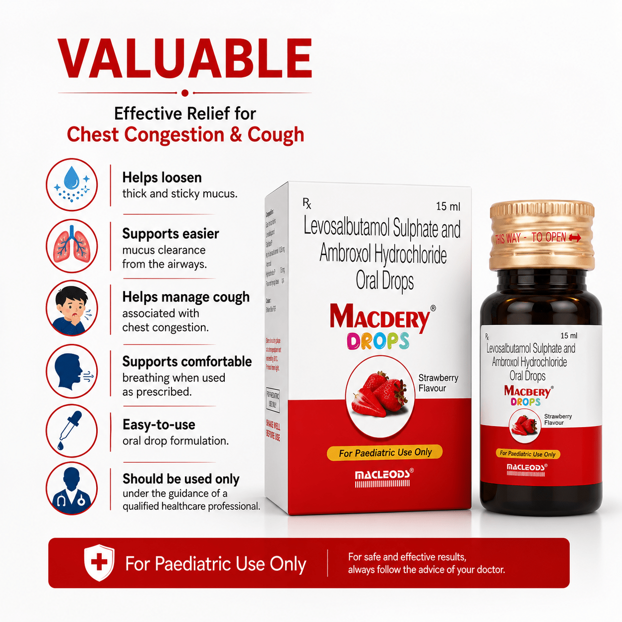 Macbery Oral Drops 15ml - HEALTH AIM PHARMACY