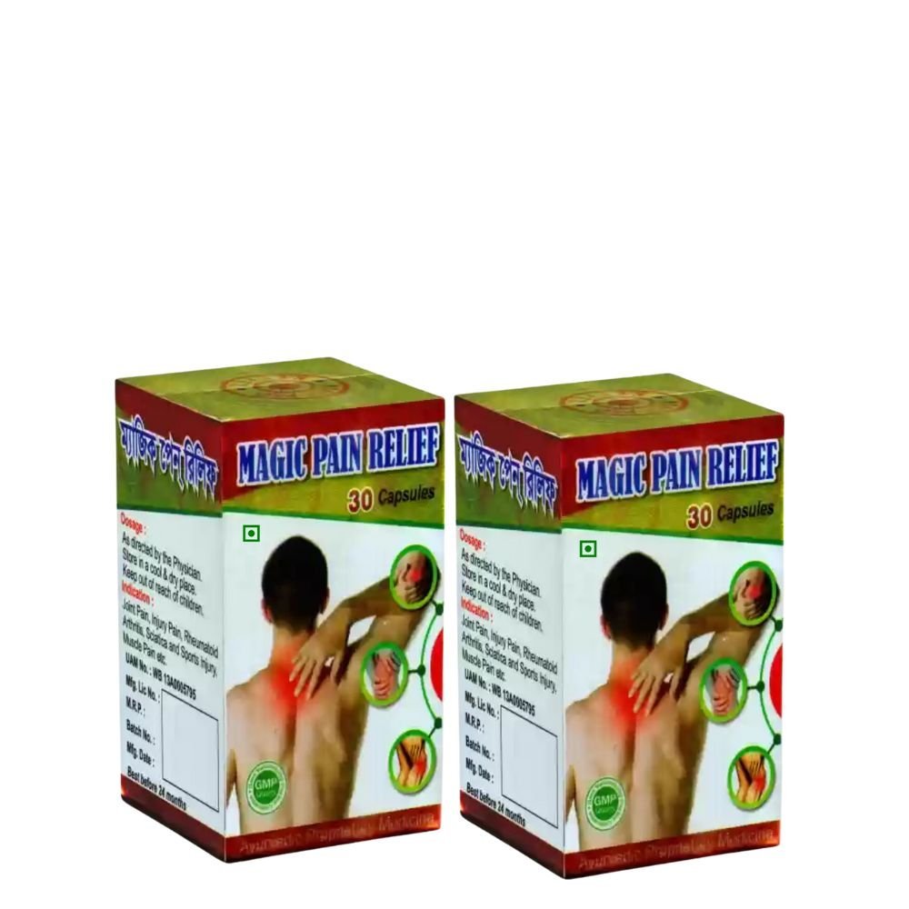 Magic Pain Relief Capsule 30's (pack of 2) - HEALTH AIM PHARMACY