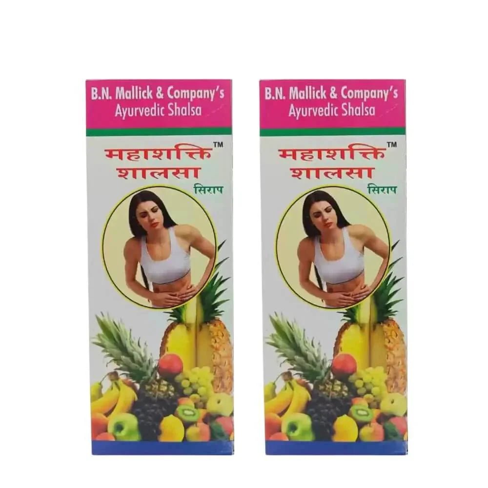 Mahashakti Shalsa Syrup 450ml. (pack of 3) - HEALTH AIM PHARMACY