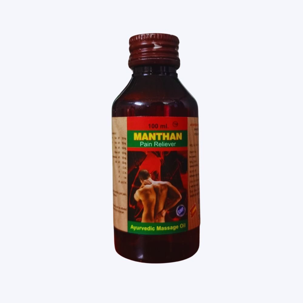 Manthan Oil 100ml.for pain relife (pack of 3) - HEALTH AIM PHARMACY