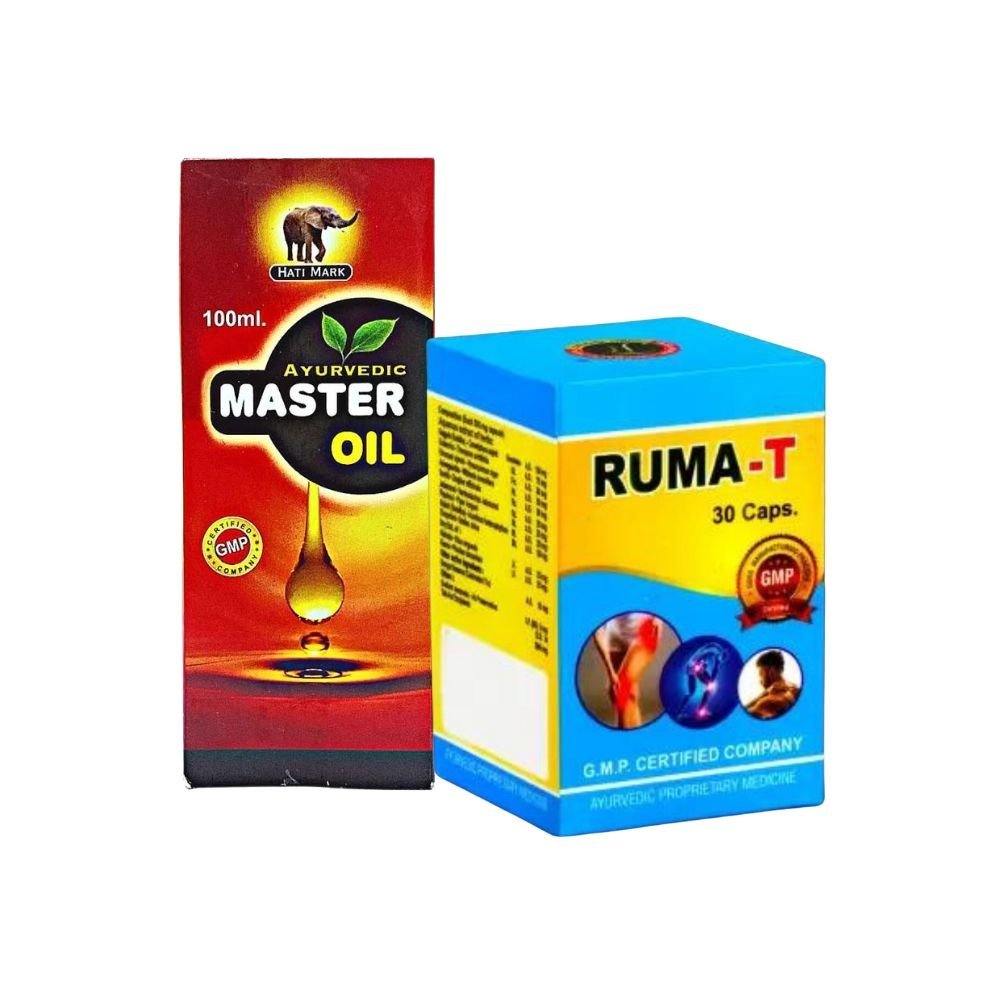 Master OIL 100ML & RUMA - T 30 CAPSULE ( COMBO PACK) - HEALTH AIM PHARMACY