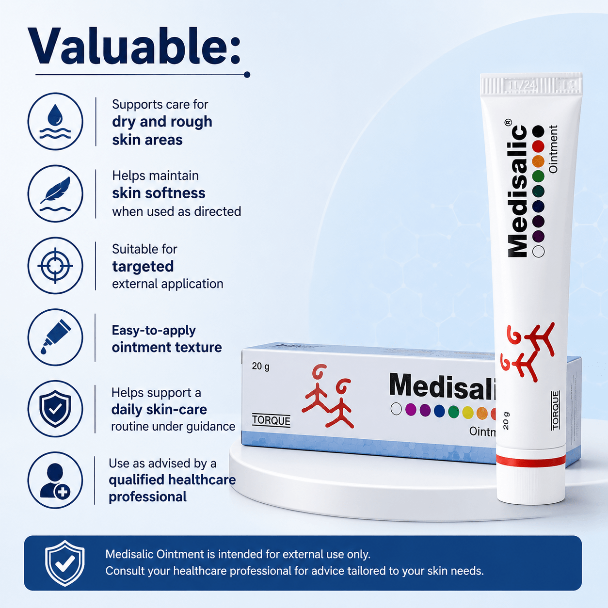 Medisalic Ointment 20g - HEALTH AIM PHARMACY