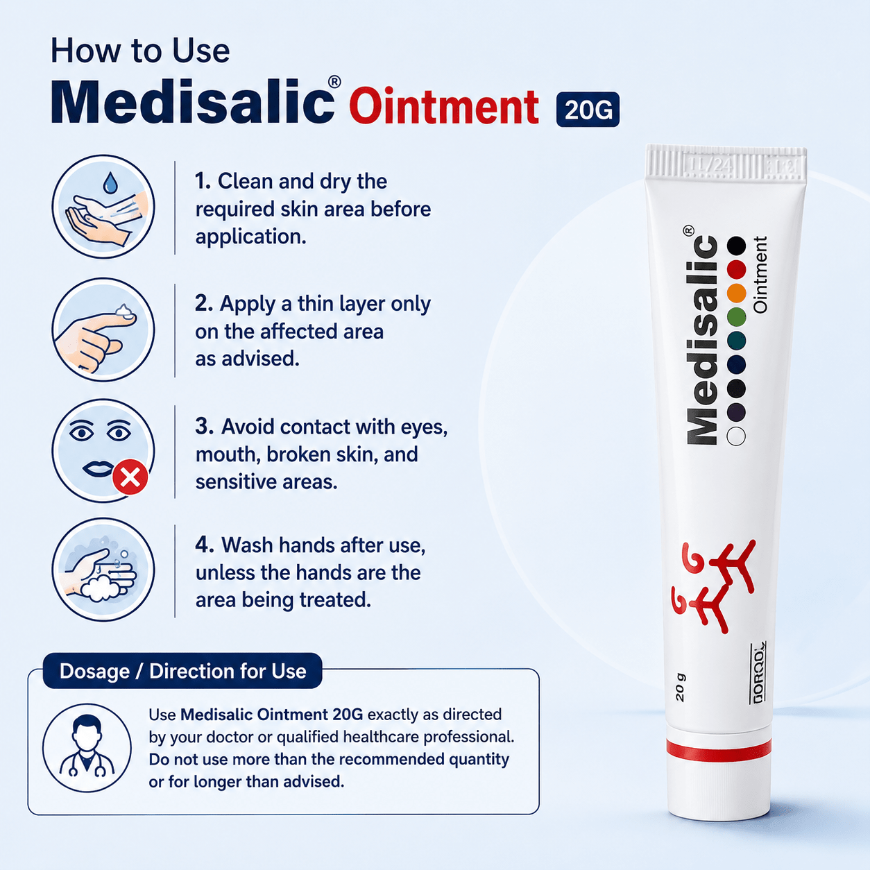 Medisalic Ointment 20g - HEALTH AIM PHARMACY