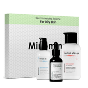 Minomine Oily Skin Kit – Salicylic Acid Cleanser, Niacinamide Serum & Vitamin B5 Moisturizer | Combo Pack of 3 | Health Aim