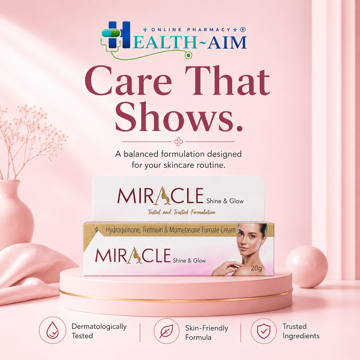 Miracle Shine & Glow Cream 20G - HEALTH AIM PHARMACY