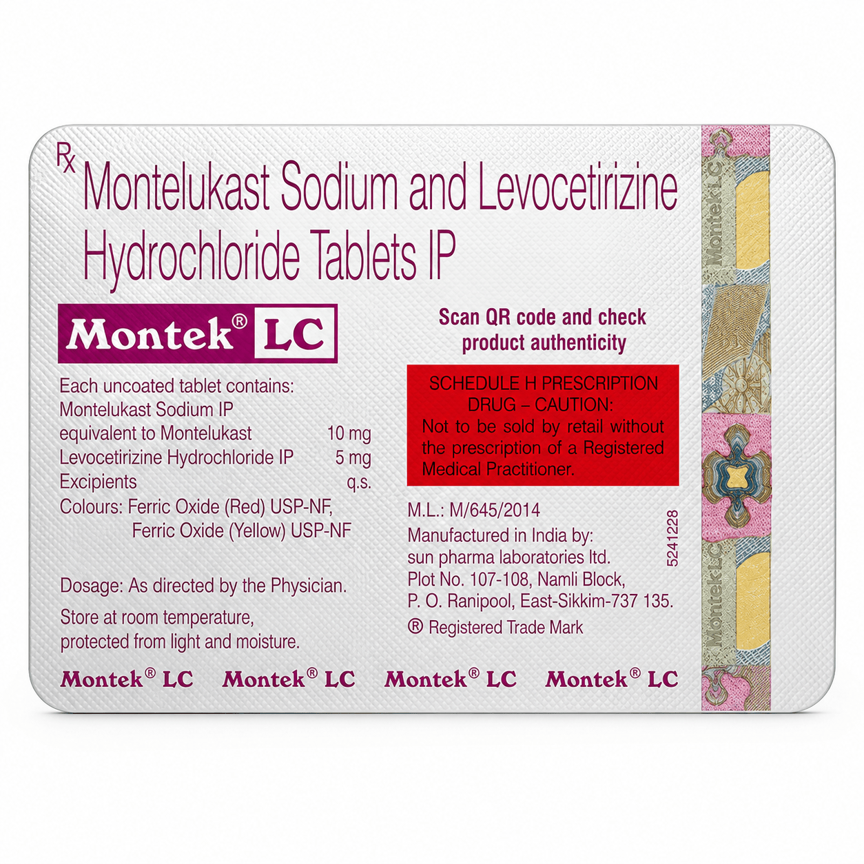 Montek LC Tablet 15 tablets - HEALTH AIM PHARMACY