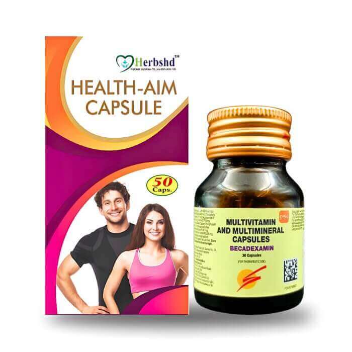 Multivitamin Capsule Becadexamin & Health - Aim Capsule (Combo Pack) - HEALTH AIM PHARMACY