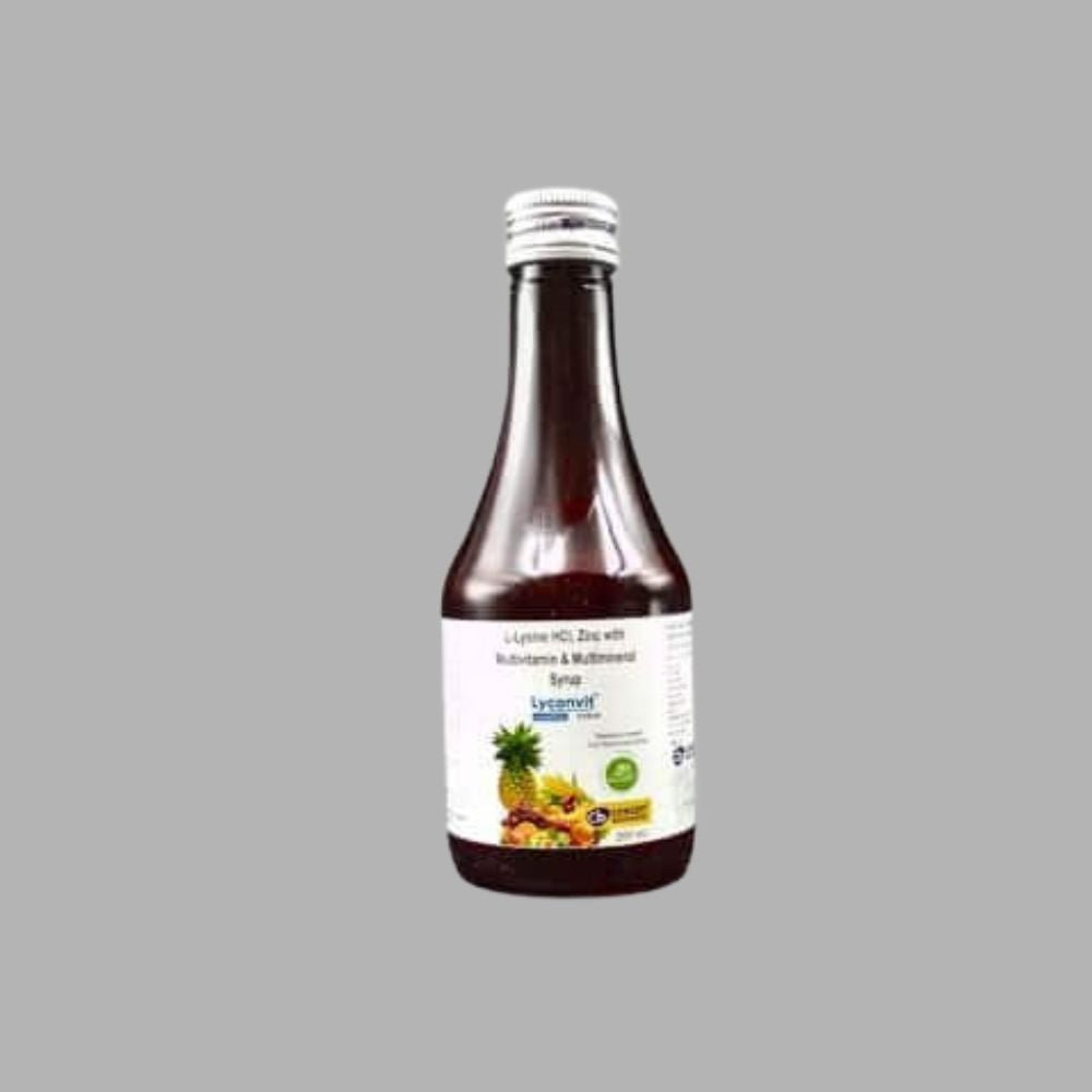 Multivitamin Lyconvit Syrup 200 ml (Pack of 3) - HEALTH AIM PHARMACY