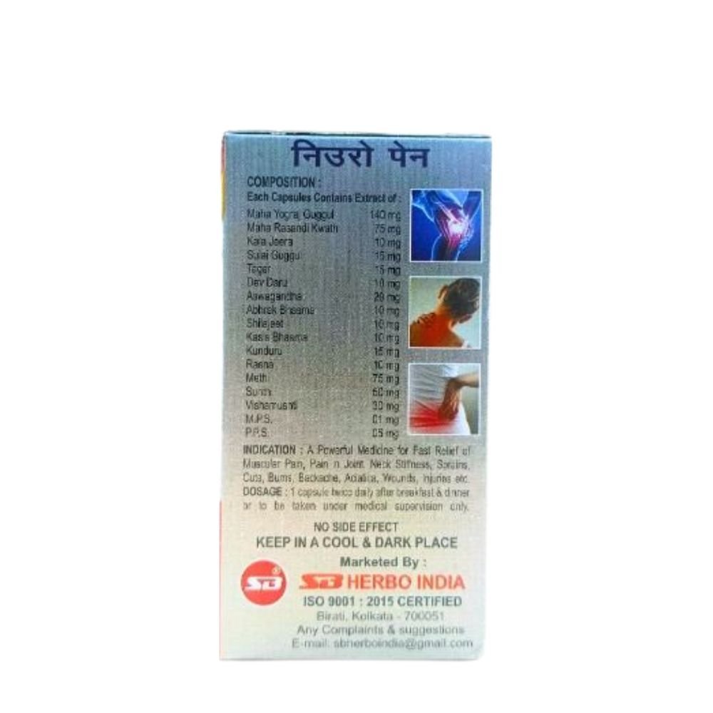 Muscle Pain Relief Nuro Pain Capsule 30s(pack of 2) - HEALTH AIM PHARMACY