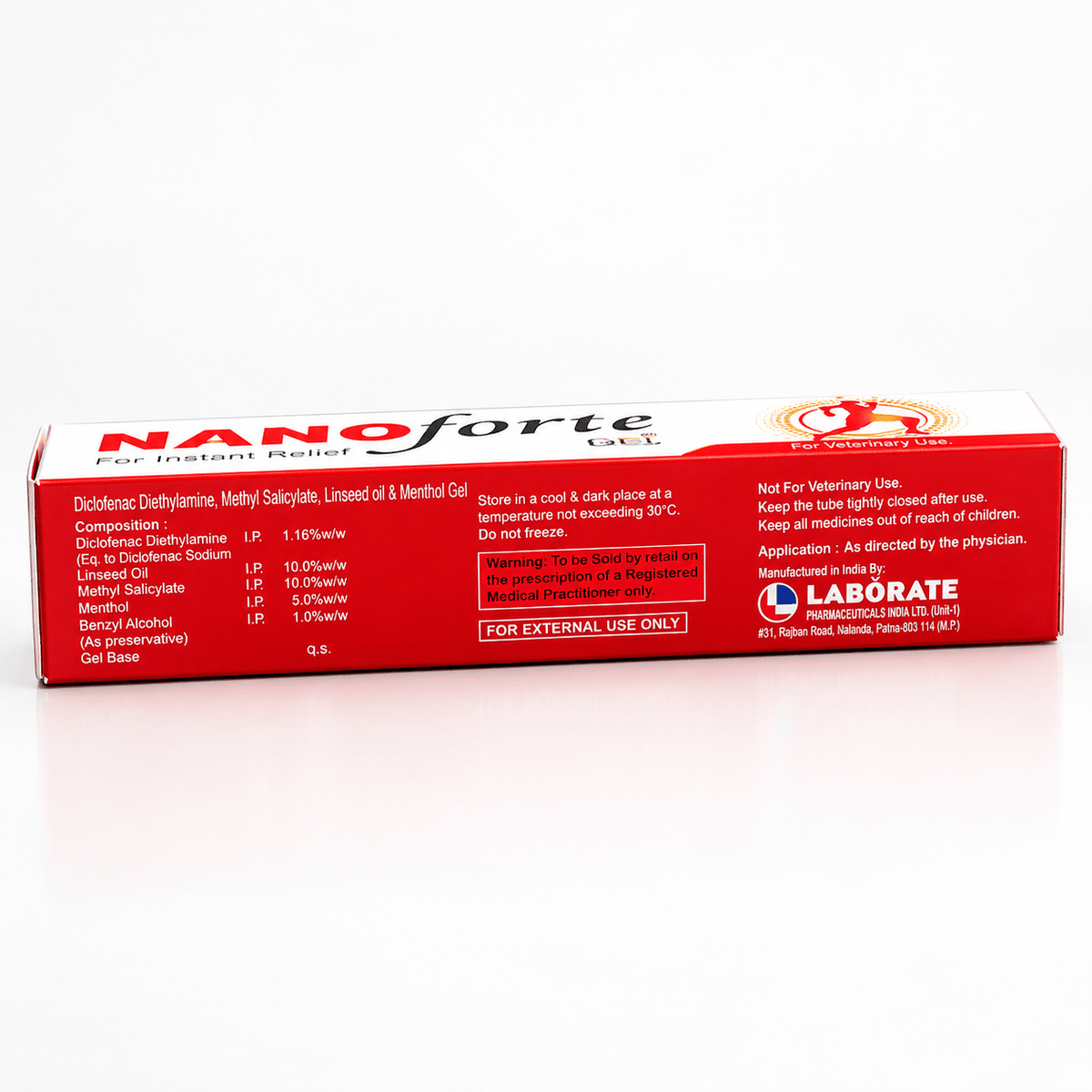 NANO Forte Gel for Instant Relief Gel 30g - HEALTH AIM PHARMACY