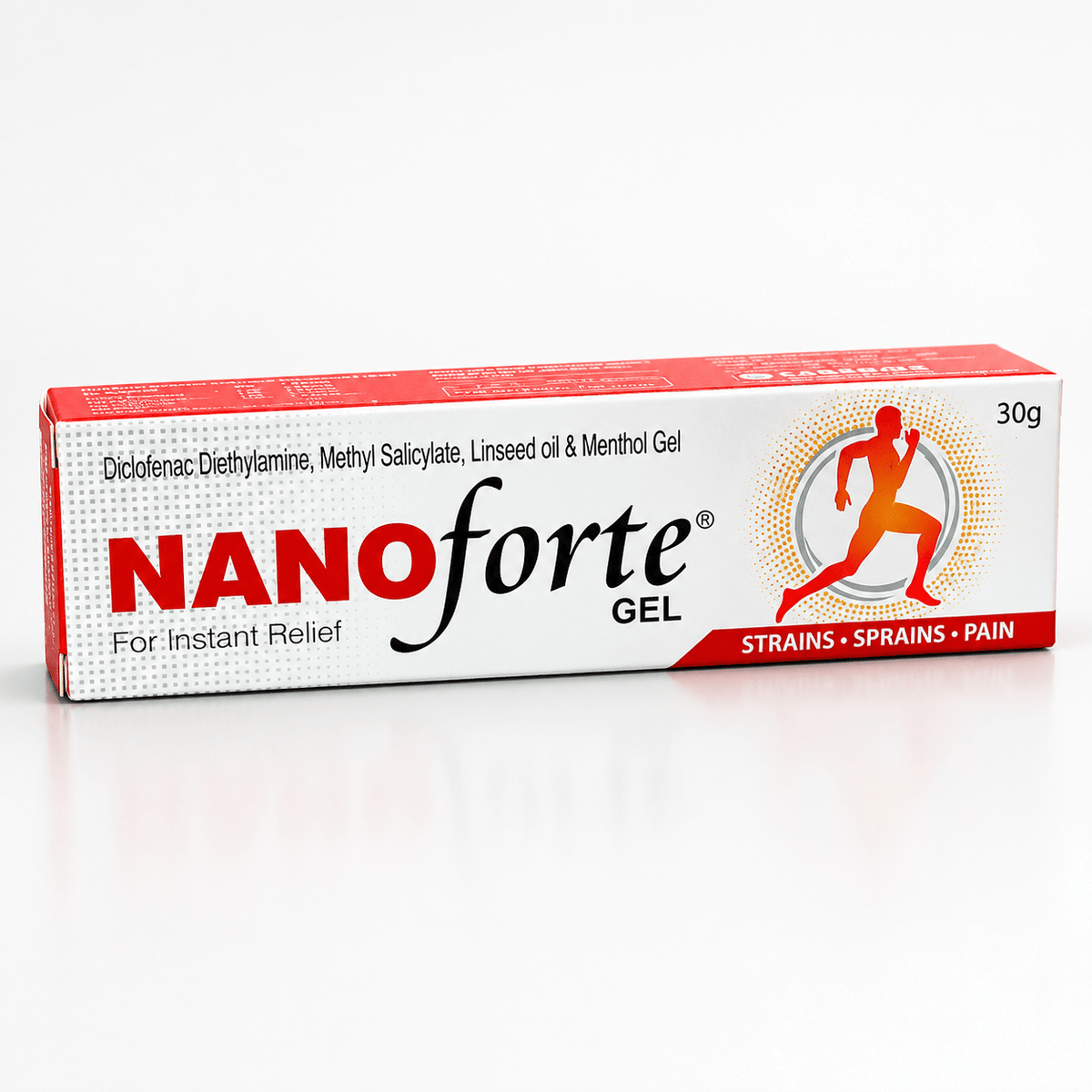 NANO Forte Gel for Instant Relief Gel 30g - HEALTH AIM PHARMACY