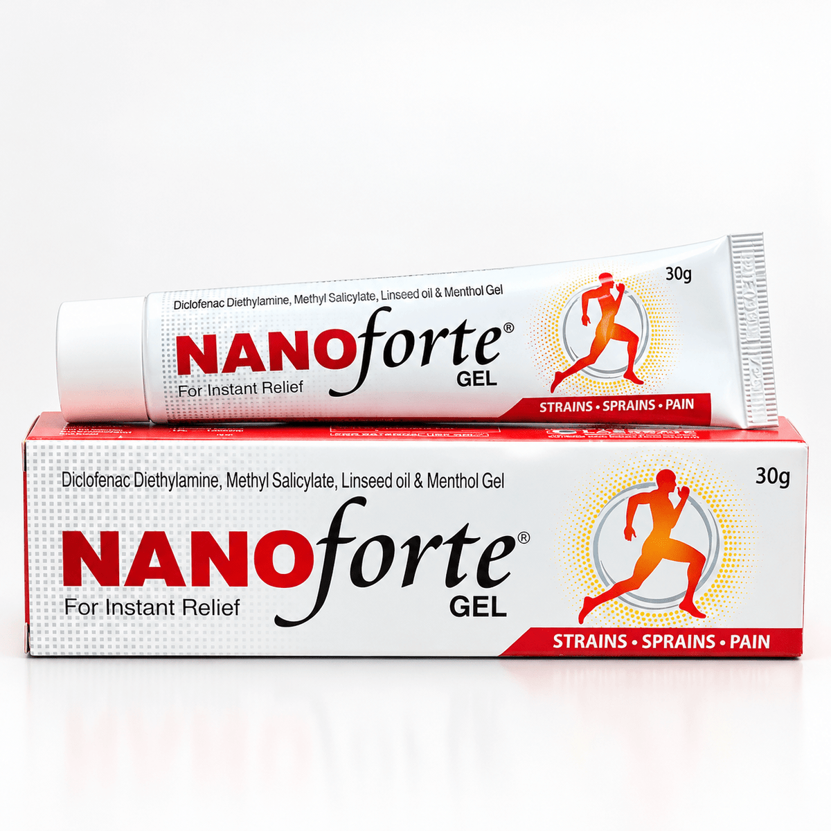 NANO Forte Gel for Instant Relief Gel 30g - HEALTH AIM PHARMACY