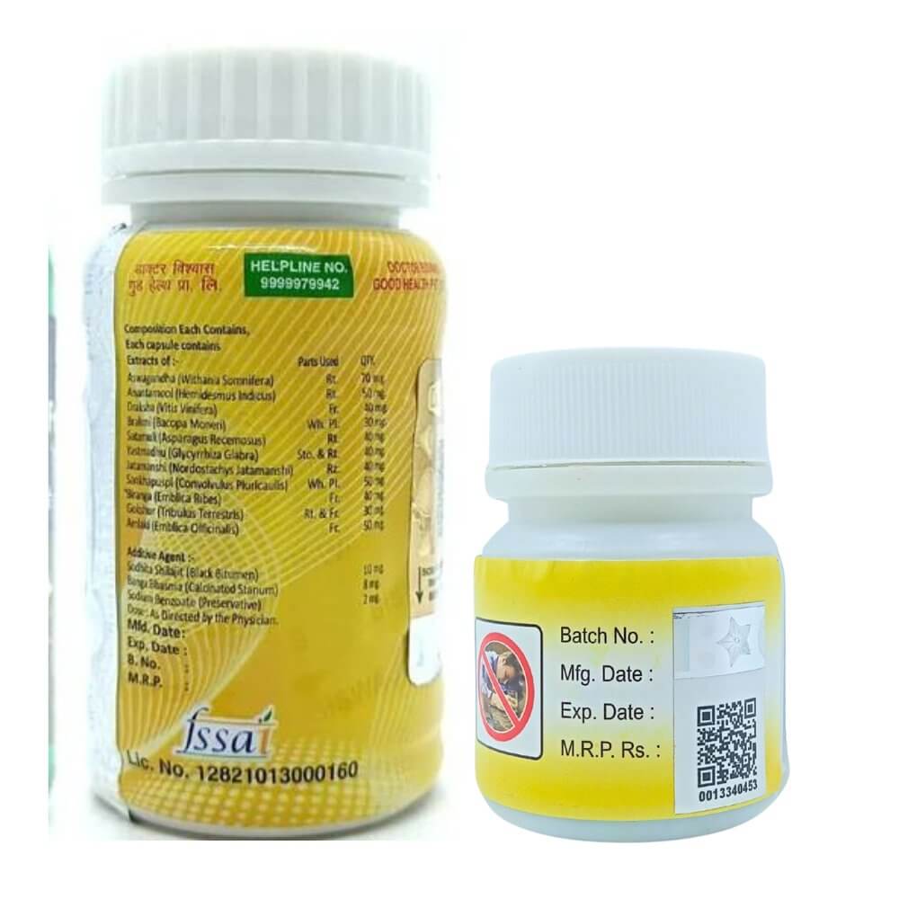 Nasha mukti Capsule & Good Health weight gain Capsule( Combo) - HEALTH AIM PHARMACY