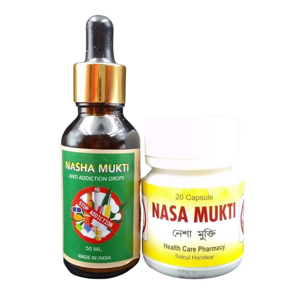 Nasha Mukti Drops & Nasa Mukti Capsule - HEALTH AIM PHARMACY