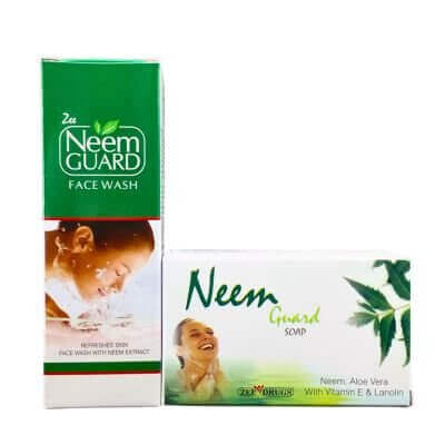 Neem Guard Soap & Face Wash combo( pack of 2 ) - HEALTH AIM PHARMACY