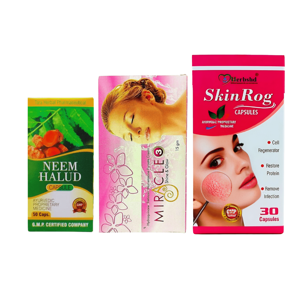 Neem Halud &Skin Rog capsule and Miracle cream (combo pack) - HEALTH AIM PHARMACY