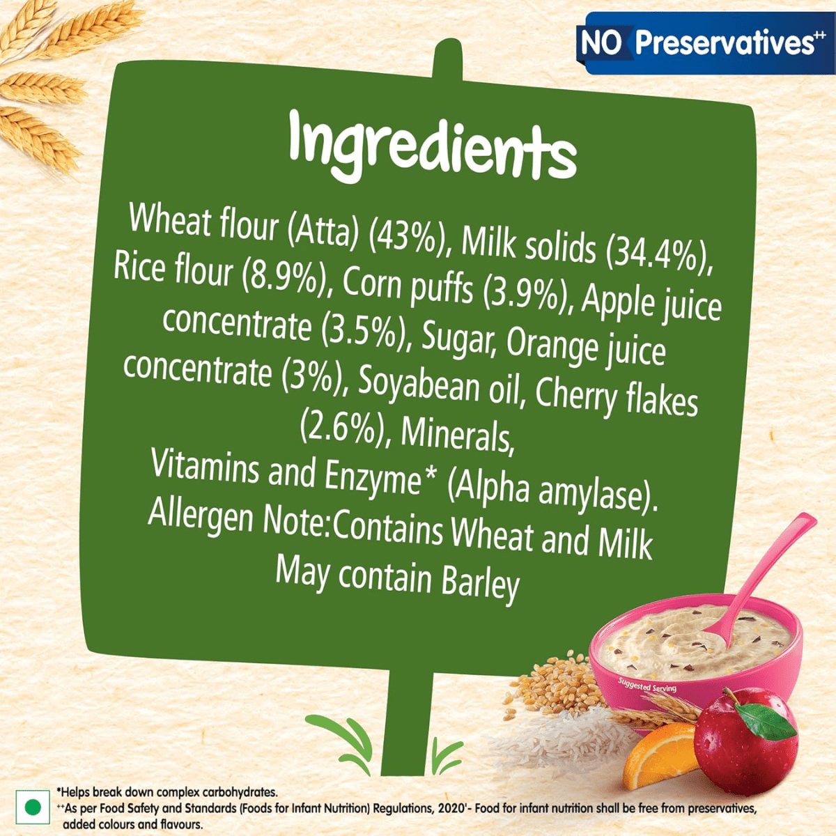 NESTLE CERELAC - 10 WHEAT - RICE MIXED FRUIT (10 TO 24 MONTH) 300G - HEALTH AIM PHARMACY