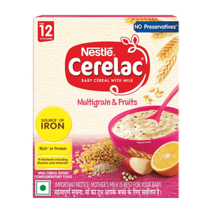 NESTLE CERELAC-12 SOURCE OF IRON - MULTIGRAIN & FRUITS (12 TO 24 MONTH) 300G