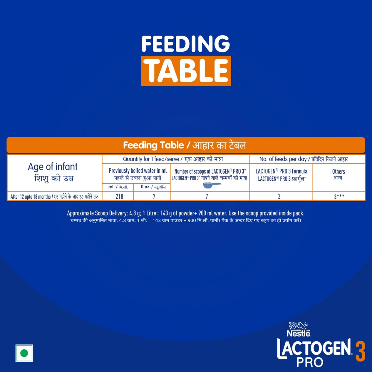 NESTLE LACTOGEN PRO - 3 WHEY PROTEIN (12 TO 18 MONTH) 400G - HEALTH AIM PHARMACY
