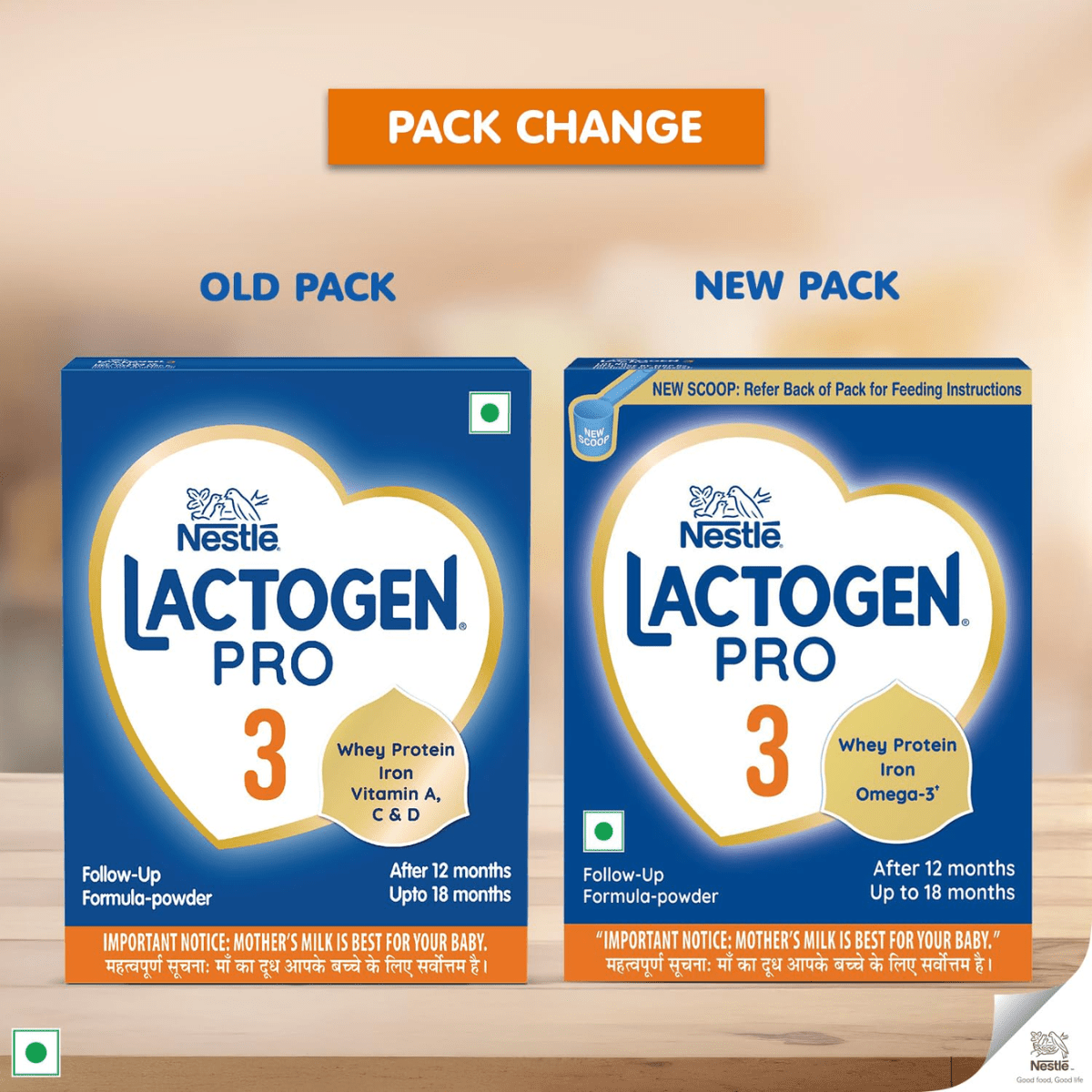 NESTLE LACTOGEN PRO - 3 WHEY PROTEIN (12 TO 18 MONTH) 400G - HEALTH AIM PHARMACY